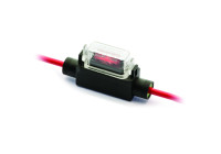 Mini portafusibles con tapa de 2,5 mm en blíster