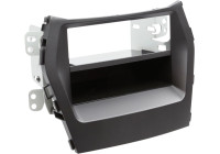 Panel 2 DIN con compartimento para Hyundai Santa Fé (DM) 2012-2019 Color: Negro