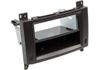 Panel 2 DIN con compartimento para Mercedes Benz Clase A/Clase B/Vito - Color: Negro
