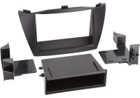 Panel 2 DIN Hyundai iX35 con bolsillo 2010-2013 Color: Negro