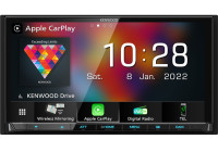 Radio multimedia Kenwood DMX 8021DABS 2DIN de 7 pulgadas con Carplay/Android Auto inalámbrico