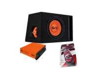 Conjunto de subwoofer GAS MAD MAD B2-110 (con puerto) + MAD A1-500.1D + WK-20