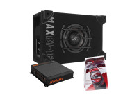Conjunto de subwoofer GAS MAX MAX B1-16 + MAD A2-600.1DFL + WK-20