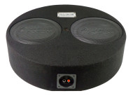 SUBCHASIS SERIE R EVO Caja redonda cerrada de 14 litros con 2x R 10 FLAT EVO 2