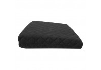 Cojín de asiento 'Basic Black', 38x36x8cm