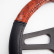 Funda de volante Simoni Racing de madera y ecopiel negra (37-39 cm), Miniatura 3