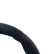 Funda de volante Simoni Racing Good Vibe G - 37-39 cm - Piel sintética negra, microfibra, efecto carbono, gris, Miniatura 2