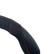 Funda de volante Simoni Racing Good Vibe R - 37-39 cm - Piel sintética negra, microfibra, efecto carbono, rojo A, Miniatura 2