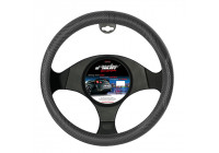 Funda para volante Simoni Racing de acero inoxidable Nero - 37-39 cm - Efecto carbono negro