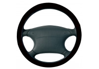 Funda para volante Simoni Racing Trophy Black Face - 37-39 cm - Negro