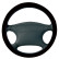 Funda para volante Simoni Racing Trophy Black Face - 37-39 cm - Negro, Miniatura 2