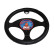Funda universal para volante - 37-39cm - PVC antideslizante negro, Miniatura 2