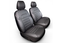 Juego de fundas de asiento de piel sintética New York Design 1+1 para Mercedes Sprinter 2018 (Comfortline)