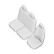 Juego de fundas de asiento de piel sintética New York Design 2+1 aptas para Ford Transit Custom 2023-, Miniatura 7