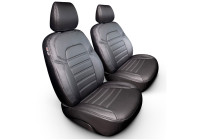 Juego de fundas de asiento de piel sintética otoM New York Design 1+1 aptas para Volkswagen Transporter T7 2024-