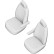 Juego de fundas de asiento de tela de diseño original 1+1 aptas para Ford Transit 2014-, Miniatura 6