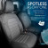 Juego de fundas de asiento de tela de diseño original 2+1 aptas para Renault Trafic/Opel Vivaro/Nissan Primastar, Miniatura 5