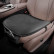 Cojín de asiento universal 'Bottom' de cuero negro - 1 pieza