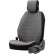 Funda protectora universal para asiento/funda de mecánico 'Active-Line', tela gris - 1 pieza