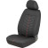 Juego de fundas de asiento Carpoint para Venice (4 piezas), Miniatura 2