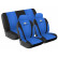 Juego de fundas de asiento Simoni Racing Daisy - Azul - 8 piezas