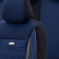 Juego de fundas de asiento universales de tela 'SelectedFit Sports' negro/azul - 11 piezas - apto para Side-A, Miniatura 3
