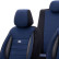 Juego de fundas de asiento universales de tela 'SelectedFit Sports' negro/azul - 11 piezas - apto para Side-A, Miniatura 4