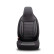 Juego de fundas universales para asientos CityBug de cuero y tela Comfortline negro/gris (9 piezas), Miniatura 3