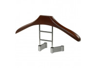 Percha de madera para reposacabezas - 45 cm - incluye 4 adaptadores (8/10/12 mm)