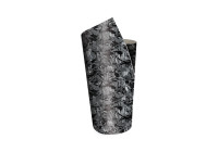 Lámina Foliatec para diseño de cabina, color negro carbono forjado, estructurada, 152 x 20 cm