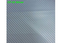 Película de carbono 3D 152x200cm Plata, autoadhesiva