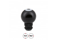 Pomo de cambio de marchas Simoni Racing de 8 bolas, negro