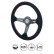 Volante deportivo de alta gama Simoni Racing Tommi 350 mm - Carbono auténtico - Ante negro + costuras rojas - D, Miniatura 2