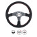 Volante deportivo de alta gama Simoni Racing Walter 350 mm - Carbono auténtico - Ante negro + costuras rojas, Miniatura 2