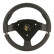 Volante deportivo Simoni Racing Montecarlo de 320 mm - Cuero negro, Miniatura 4