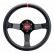 Volante deportivo universal Sparco 'R330 Champion Dish' - Cuero negro - Diámetro 330 mm
