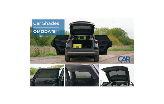 Juego de parasoles para coche compatibles con Omoda 5 2022 (4 piezas), Imagen 10