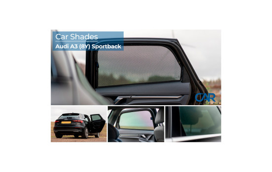 Parasoles compatibles con puertas traseras Audi A3 8Y 5 puertas 2020- (2 piezas), Imagen 8
