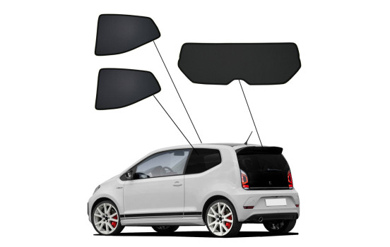 SunClip Protección solar y de privacidad apto para Volkswagen Up!, Seat Mii y Skoda Citigo de 3 puertas (2011-2023)