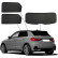 SunClip Visibilidad y protección solar adecuado para Audi A1 (GBA) Sportback 2018-