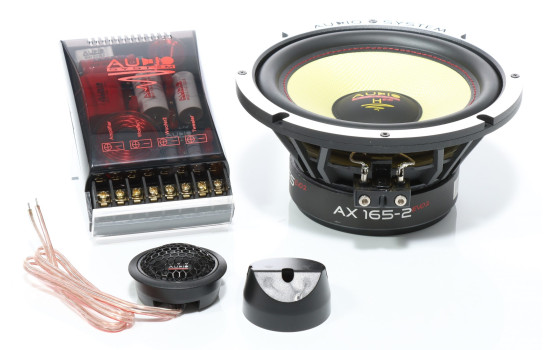 Sistema de composición de kickbass externo de 2 vías y 2 ohmios de la serie Helon de 165 mm.