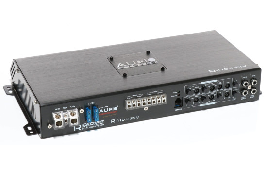Amplificador de potencia RADION SERIES de 4 canales y 24 voltios.