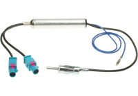 Adaptador de Antena DIN / 2 x FAKRA / Alimentación fantasma