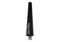 Antena corta de aluminio Simoni Racing - Negra - Longitud 6 cm