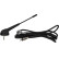 Antena de techo universal AM/FM con ángulo de montaje de 0 a 70 grados