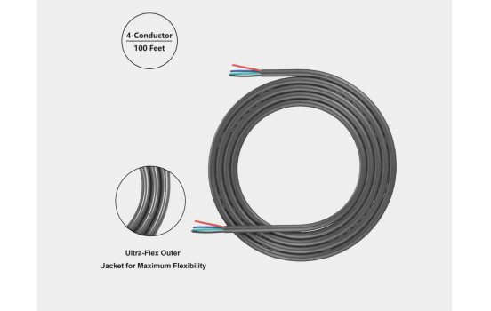 Cable multiusos Recoil 18 AWG de 4 núcleos, 1,0 mm² (30,4 m), Imagen 5