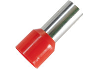 Manguito terminal para cable de 50 mm² con aislamiento rojo