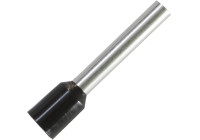 Manguito terminal para cable de tamaño: 4,0 mm² con aislamiento negro