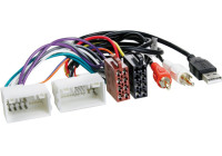 Cable de conexión de radio Varios modelos Hyundai - Kia > Estándar ISO > AUX / USB