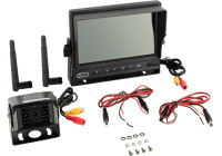 Kit de monitor de cámara de visión trasera, conjunto de cámara inalámbrica AHD de 7"
